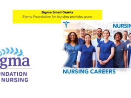 Sigma Foundation for Nursing offers grants of up to $5,000 US.